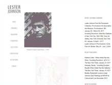 Tablet Screenshot of lesterjohnson.net